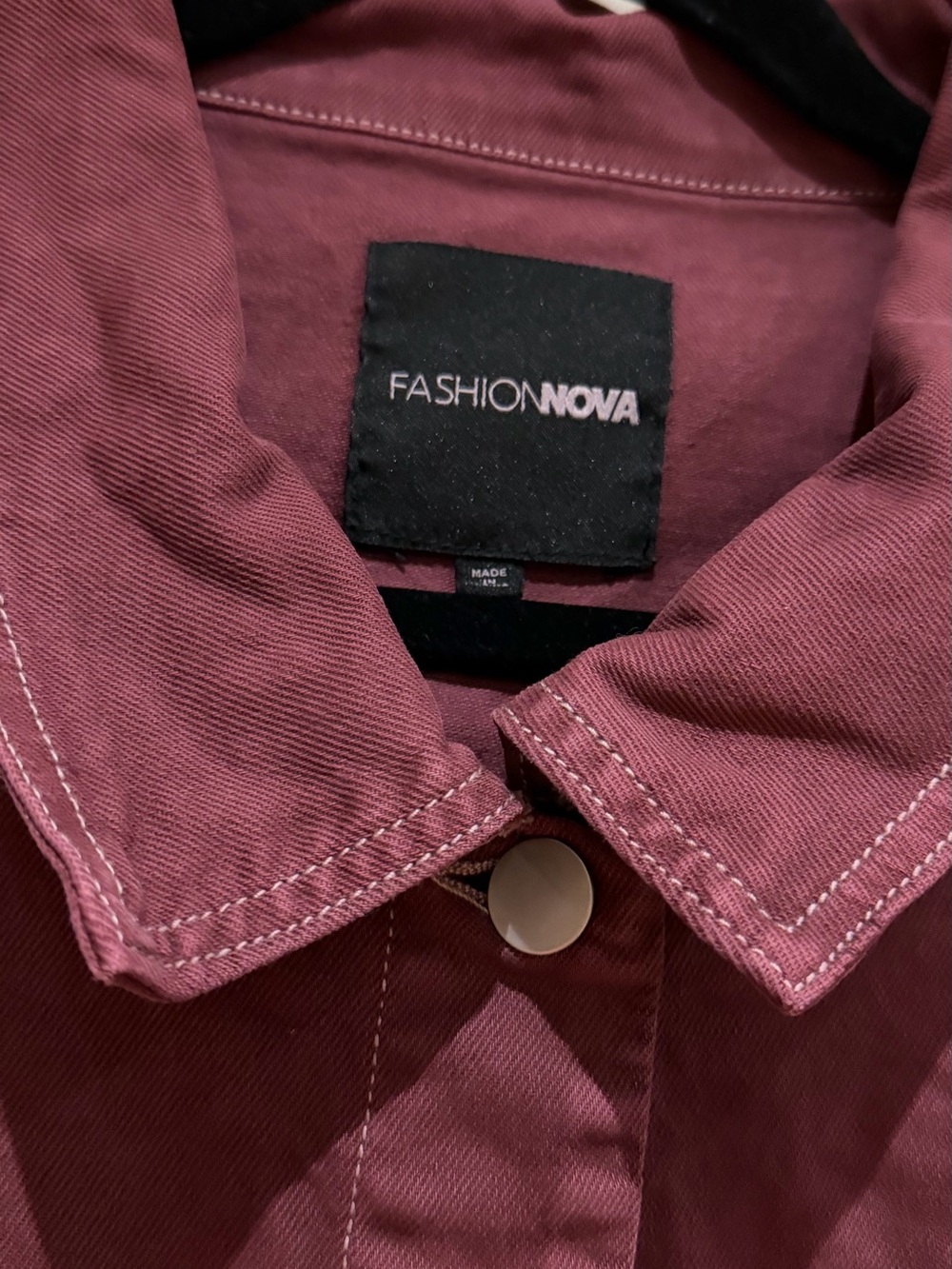 Cropped button-front jacket by Fashion - Picture 3 of 5